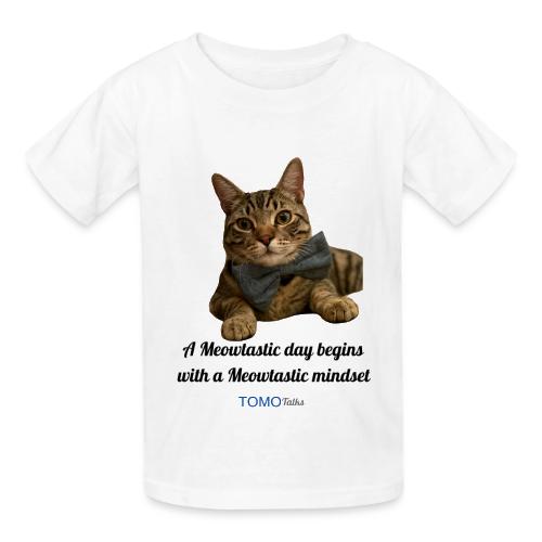 Meowtastic Mindset - Heavyweight Kid's T-Shirt
