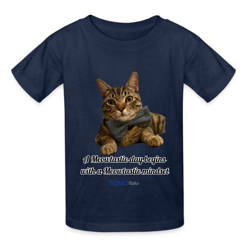 Meowtastic Mindset - Heavyweight Kid's T-Shirt