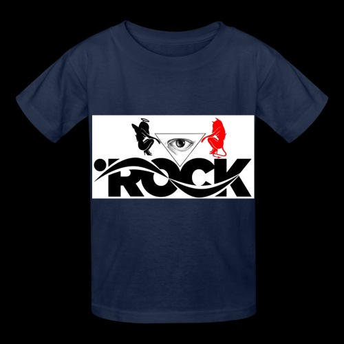 Eye Rock Devil Design - Hanes Youth T-Shirt
