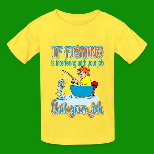 Fishing Job - Hanes Youth T-Shirt