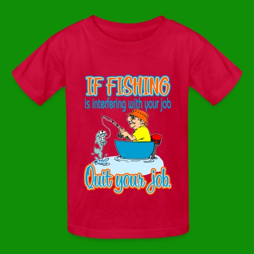Fishing Job - Hanes Youth T-Shirt