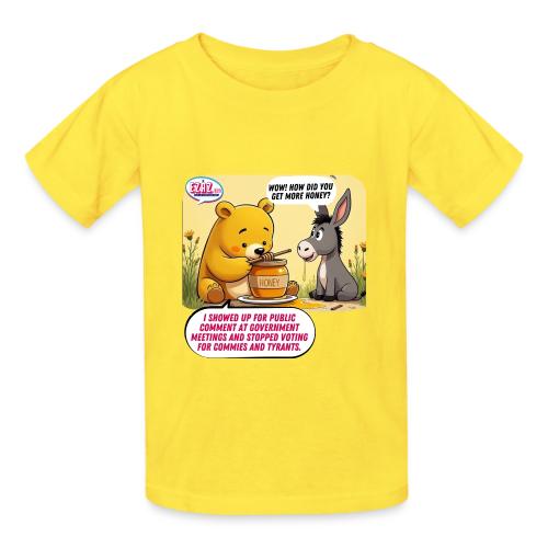 Honey Bear - Fire Tyrants - Heavyweight Kid's T-Shirt
