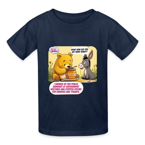 Honey Bear - Fire Tyrants - Heavyweight Kid's T-Shirt