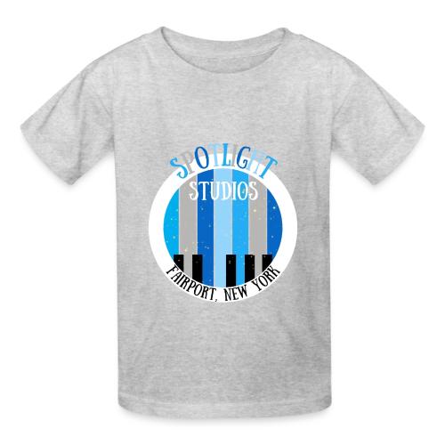 Spotlight Circle Piano Keys - Heavyweight Kid's T-Shirt