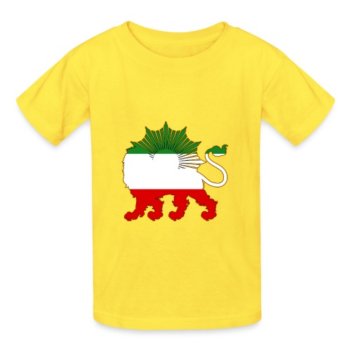 Lion and Sun Flag - Hanes Youth T-Shirt