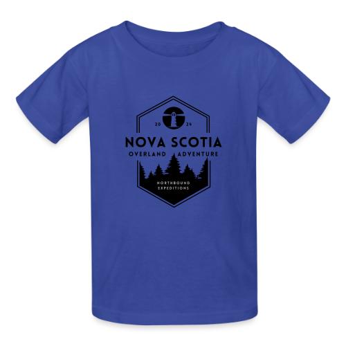 NS Kids Logo - Black - Heavyweight Kid's T-Shirt