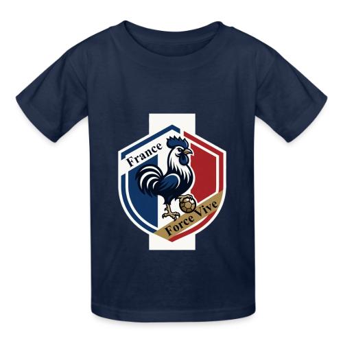 France Rooster T-Shirt, Bleu-Blanc-Rouge gift - Heavyweight Kid's T-Shirt