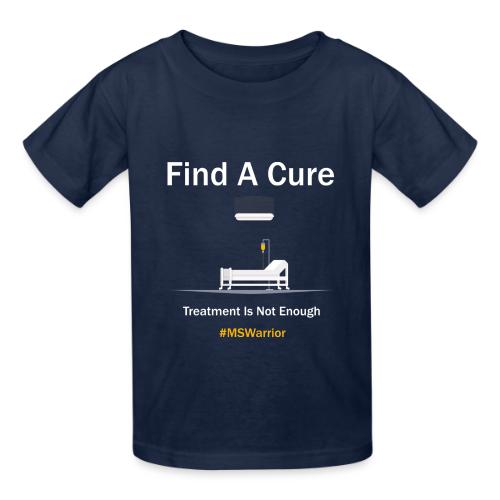 Find a Cure for Multiple Sclerosis - Heavyweight Kid's T-Shirt