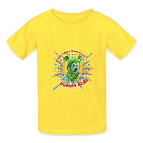 Funny Lucky Gummy Bear - Hanes Youth T-Shirt