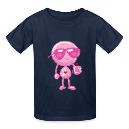 Smoon_I love Mrs S Pink - Heavyweight Kid's T-Shirt