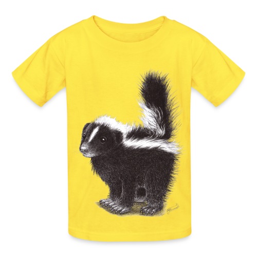 Cool cute funny Skunk - Hanes Youth T-Shirt