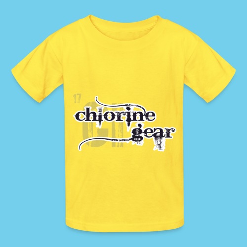 Chlorine Gear Textual stacked Periodic backdrop - Hanes Youth T-Shirt