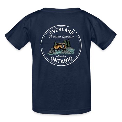 Ontario - White logo - Heavyweight Kid's T-Shirt