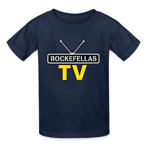 Rockefellas TV Outlined Logo Tee - Heavyweight Kid's T-Shirt