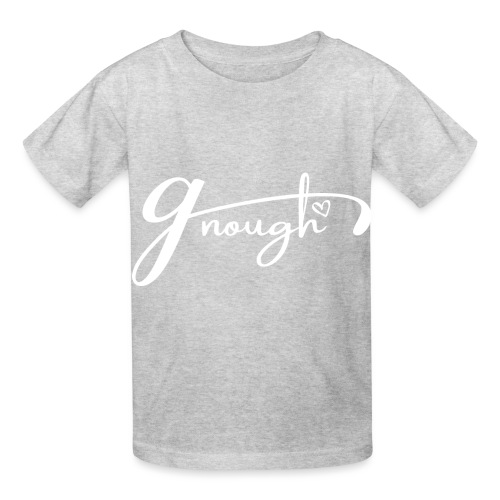 Gnough (More Than Enough) White - Hanes Youth T-Shirt
