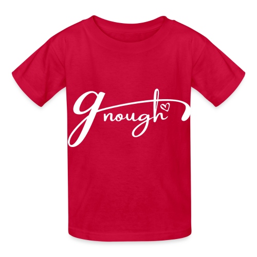 Gnough (More Than Enough) White - Hanes Youth T-Shirt