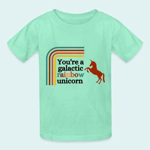 You're a galactic rainbow unicorn - Hanes Youth T-Shirt