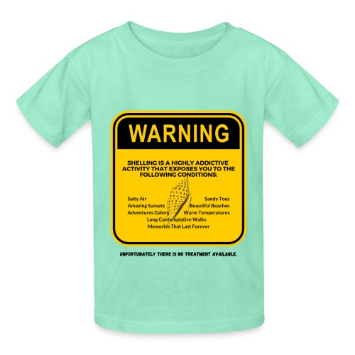 Shelling Addiction (Blk Txt) - Hanes Youth T-Shirt