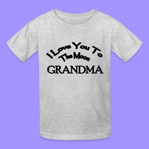 I Love You to The Moon Grandma | Family Shirt - Heavyweight Kid's T-Shirt