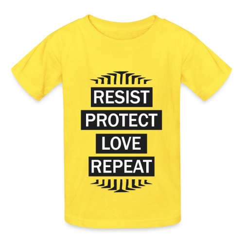 resist repeat - Hanes Youth T-Shirt