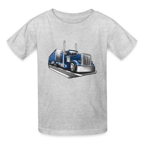 Big Rig Semi Truck American Truck - Heavyweight Kid's T-Shirt