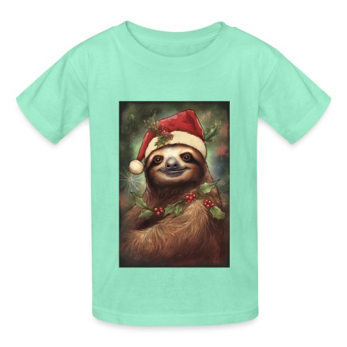 Christmas Sloth - Hanes Youth T-Shirt