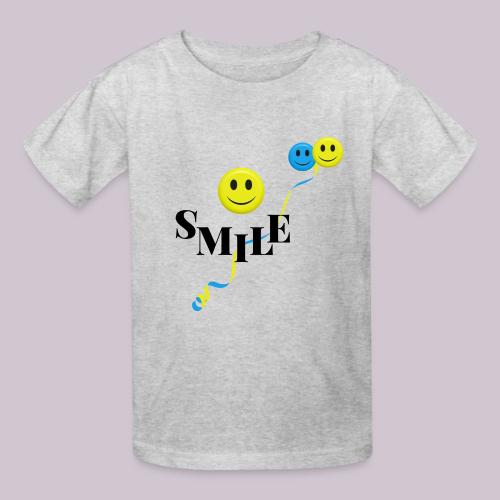 SMILE - Heavyweight Kid's T-Shirt