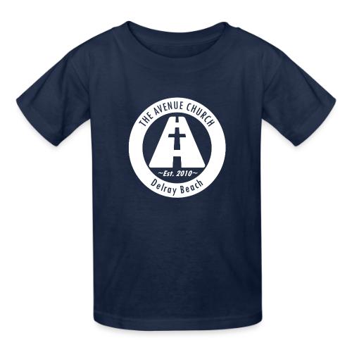 Avenue Church Seal, White - Heavyweight Kid's T-Shirt