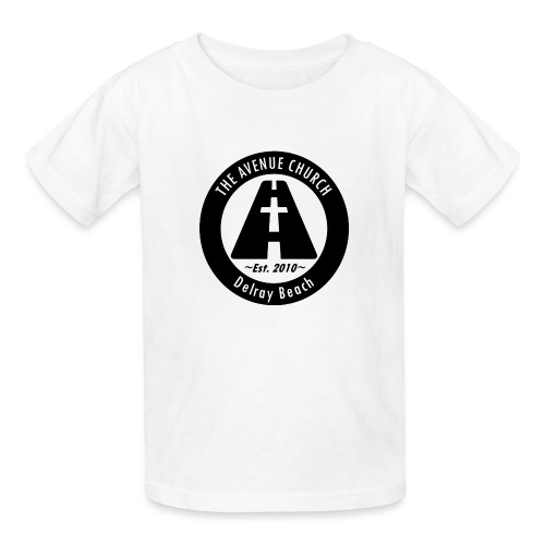 Avenue Church Seal, Black - Hanes Youth T-Shirt