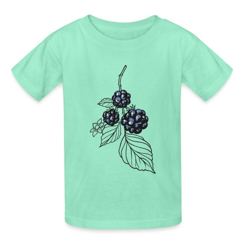 Blackberry Blackberries - Hanes Youth T-Shirt