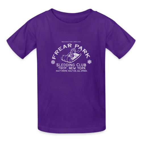 RO Frear Park Sledding Club Distressed Light - Gildan Ultra Cotton Youth T-Shirt