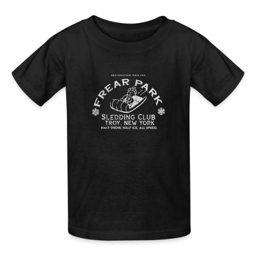 RO Frear Park Sledding Club Distressed Light - Gildan Ultra Cotton Youth T-Shirt