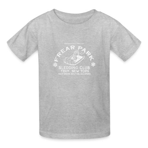 RO Frear Park Sledding Club Distressed Light - Gildan Ultra Cotton Youth T-Shirt