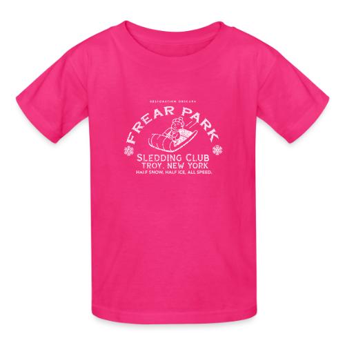 RO Frear Park Sledding Club Distressed Light - Gildan Ultra Cotton Youth T-Shirt