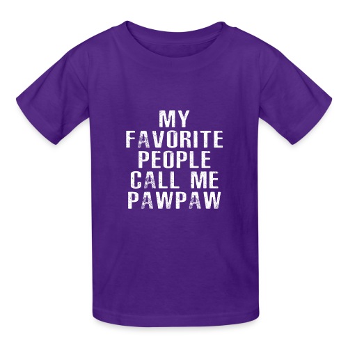 My Favorite People Called me PawPaw - Gildan Ultra Cotton Youth T-Shirt