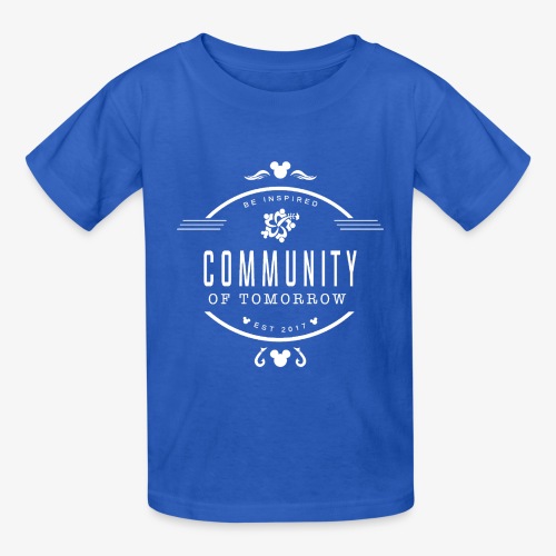 Community Of Tomorrow Be Inspired (White) - Gildan Ultra Cotton Youth T-Shirt