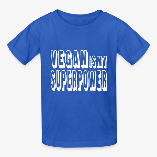 VeganIsMySuperpower - Gildan Ultra Cotton Youth T-Shirt