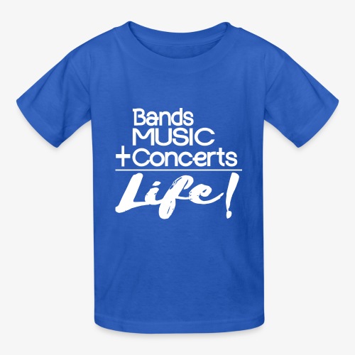 Music is Life - Gildan Ultra Cotton Youth T-Shirt