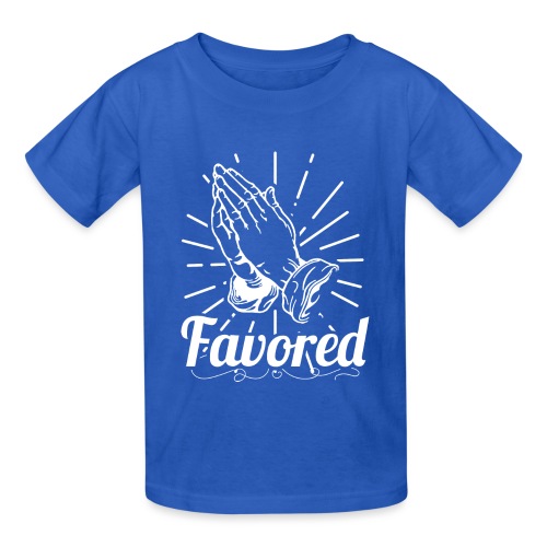 Favored - Alt. Design (White Letters) - Gildan Ultra Cotton Youth T-Shirt