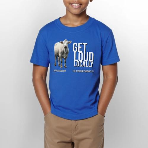 Get Loud Locally - Freedom Cow - Gildan Ultra Cotton Youth T-Shirt