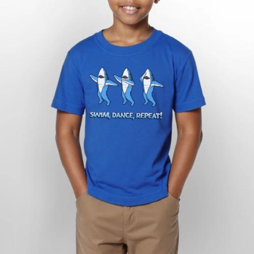 Dancing Sharks - Swim, Dance, Repeat - Gildan Ultra Cotton Youth T-Shirt