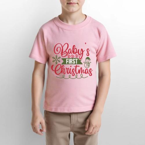 Baby s First Christmas - Gildan Ultra Cotton Youth T-Shirt