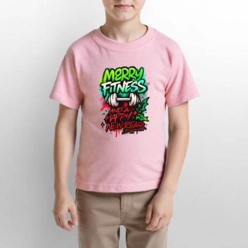 Merry Fitness Christmas Gym Humor - Gildan Ultra Cotton Youth T-Shirt