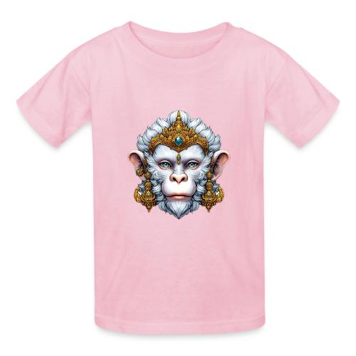 Thai Hanuman Monkey Deity Mask - Gildan Ultra Cotton Youth T-Shirt