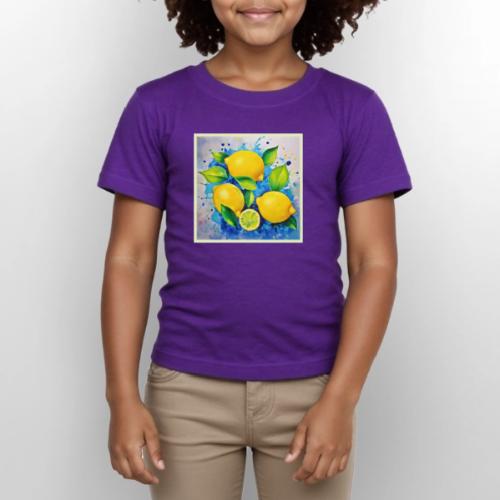Lemons Splash of Color - Gildan Ultra Cotton Youth T-Shirt