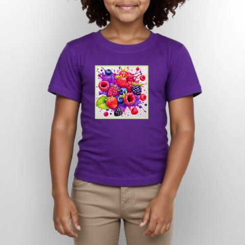 Berry Splash Mix Art - Gildan Ultra Cotton Youth T-Shirt