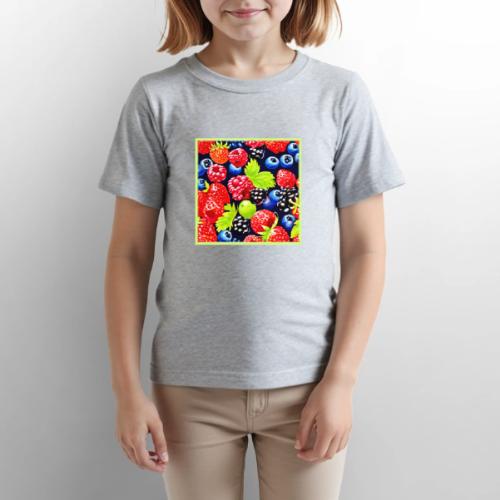 Colorful Berry Medley Design - Gildan Ultra Cotton Youth T-Shirt