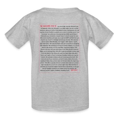 We Welcome You If ... - Gildan Ultra Cotton Youth T-Shirt