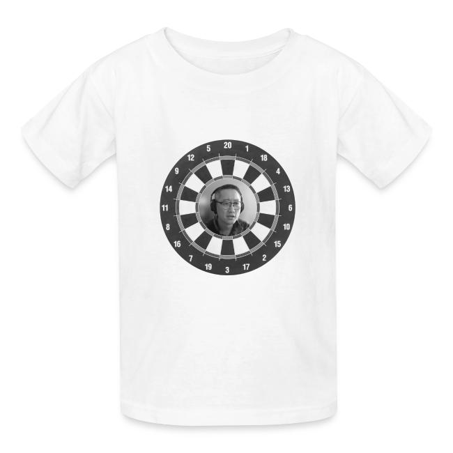 Producer Jay on Dartboard with Fusco Show back