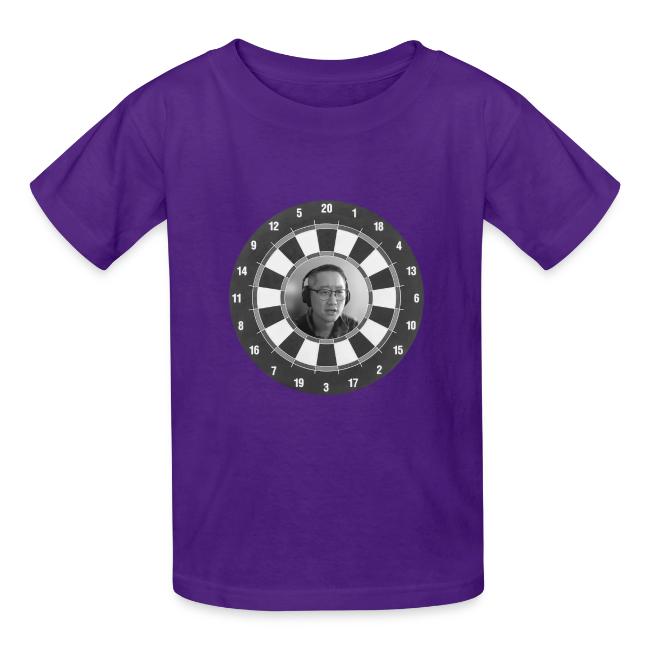 Producer Jay on Dartboard with Fusco Show back